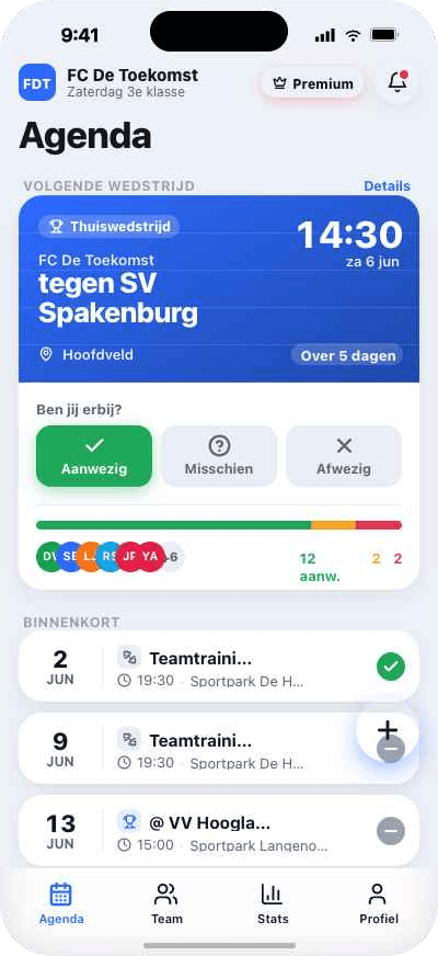 Team Compleet — agenda
